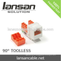 LANSAN Jacket Keystone de haute qualité rj45 cat5e cat6 utp